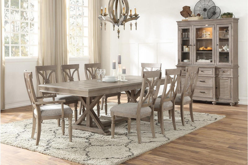 Cardano Dining Table in Light Brown 1689BR-96* - Town Of Bargains Furniture - NY