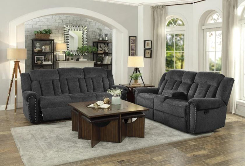 Nutmeg Glider Reclining Chair in Charcoal Gray 9901CC-1 - Town Of Bargains Furniture - NY