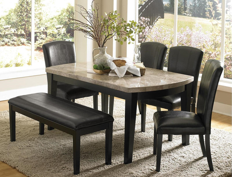 Cristo Dining Table in Dark Espresso 5070-64 - Town Of Bargains Furniture - NY