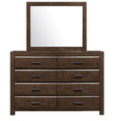 Erwan 8 Drawer Dresser in Dark Walnut 1961-5