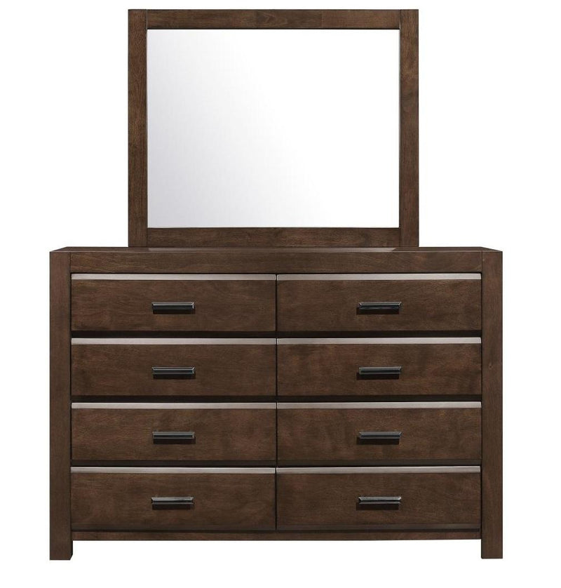 Erwan Mirror in Dark Walnut 1961-6 - Town Of Bargains Furniture - NY