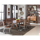 Holverson Side Chair in Rustic Brown (Set of 2) - Town Of Bargains Furniture - NY