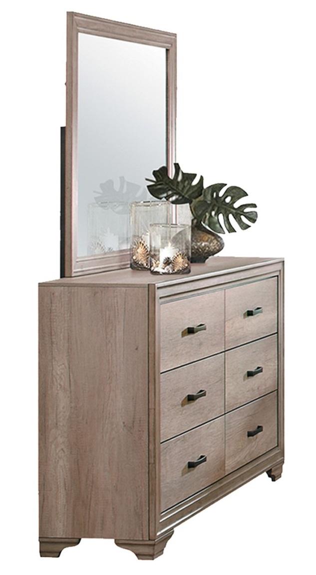 Lonan Mirror in Natural 1955-6 - Town Of Bargains Furniture - NY