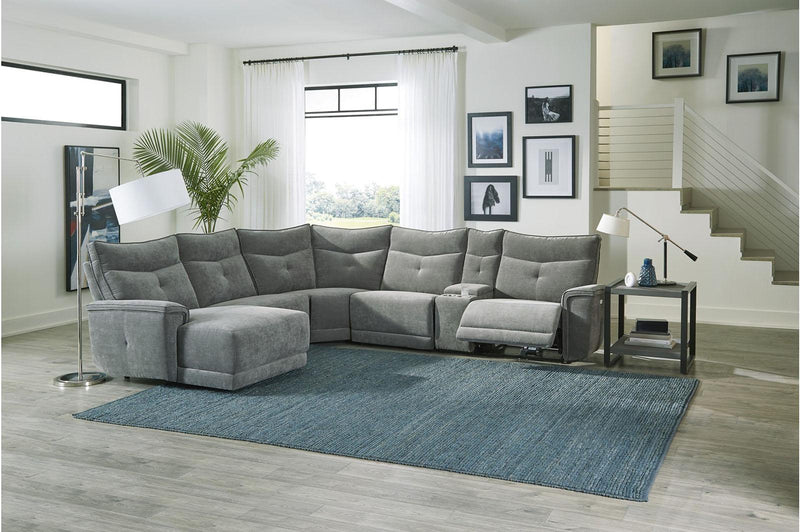 Tesoro Right Side Reclining Chair in Dark Gray 9509DG-RR - Town Of Bargains Furniture - NY