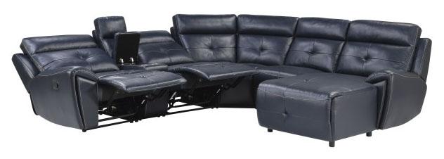 Avenue Left Side Reclining Chair in Navy 9469NVB-LR - Town Of Bargains Furniture - NY