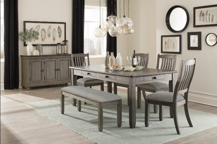 Granby Side Chair in Antique Gray (Set of 2) 5627GYS - Town Of Bargains Furniture - NY