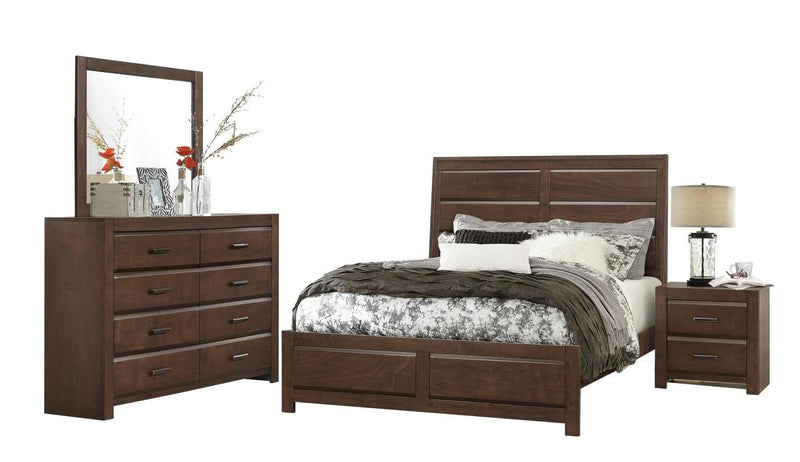 Erwan Mirror in Dark Walnut 1961-6 - Town Of Bargains Furniture - NY