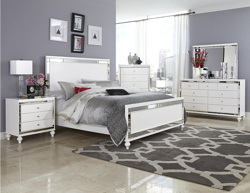 Alonza 9 Drawer Dresser in White 1845-5 - Town Of Bargains Furniture - NY