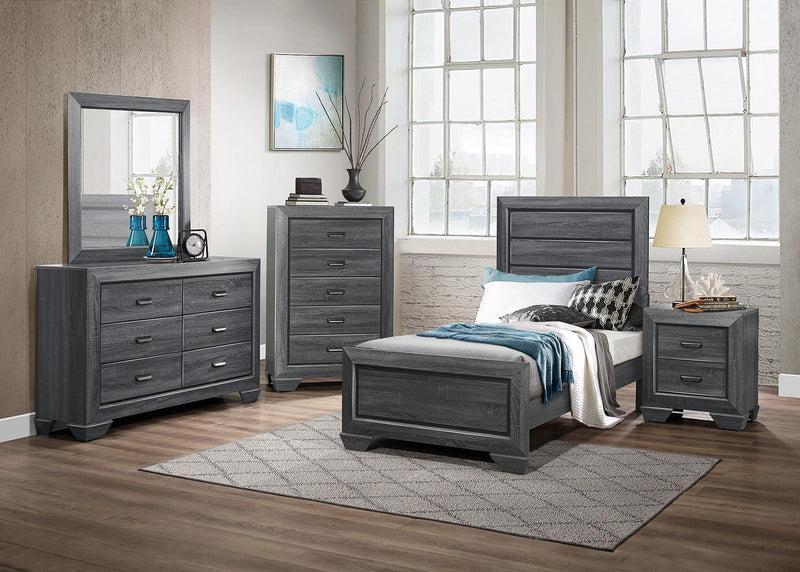 Beechnut 6 Drawer Dresser in Gray 1904GY-5 - Town Of Bargains Furniture - NY