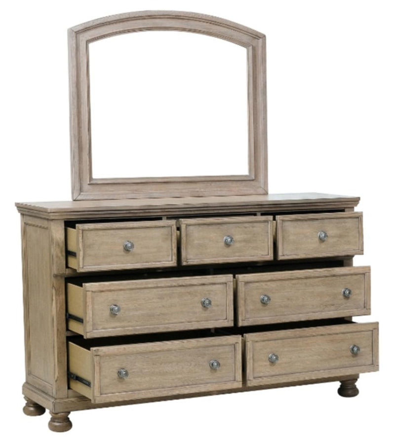 Bethel Mirror in Gray 2259GY-6 - Town Of Bargains Furniture - NY