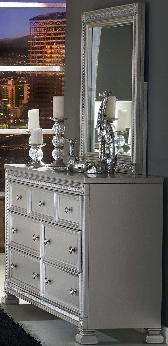 Bevelle Mirror in Silver 1958-6 - Town Of Bargains Furniture - NY