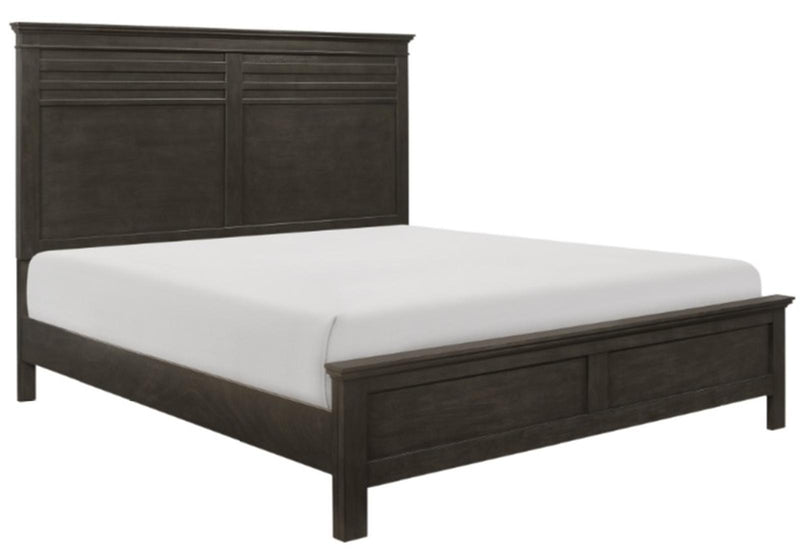 Blaire Farm Queen Panel Bed in Saddle Brown Wood 1675-1* - Town Of Bargains Furniture - NY