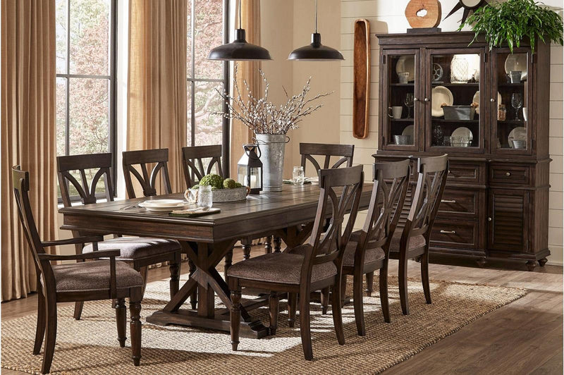 Cardano Side Chair in Charcoal (Set of 2) - Town Of Bargains Furniture - NY