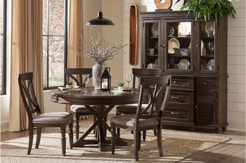 Cardano Side Chair in Charcoal (Set of 2) - Town Of Bargains Furniture - NY