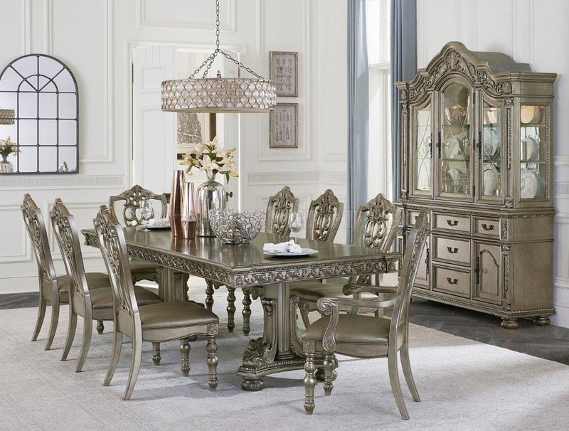 Catalonia Server in Platinum Gold 1824PG-40 - Town Of Bargains Furniture - NY