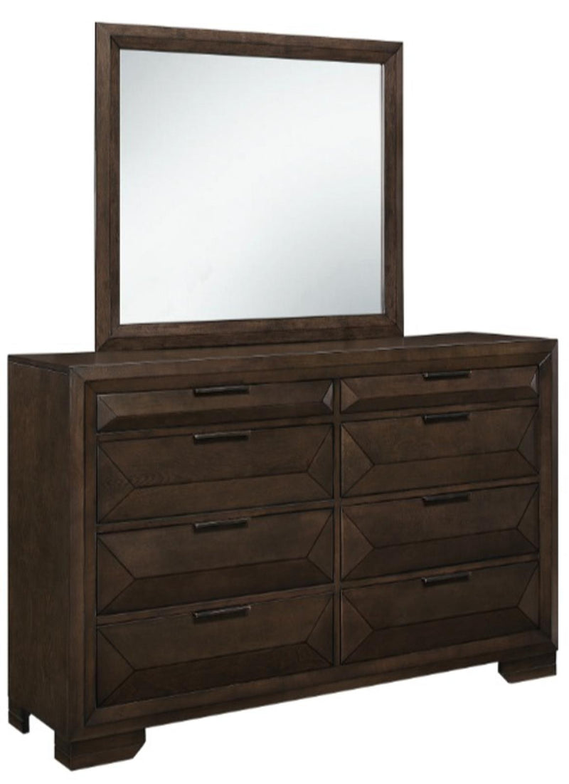 Chesky Mirror in Warm Espresso 1753-6 - Town Of Bargains Furniture - NY