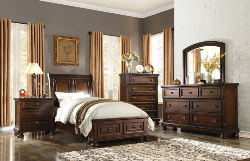 Cumberland Dresser in Brown Cherry 2159-5 - Town Of Bargains Furniture - NY
