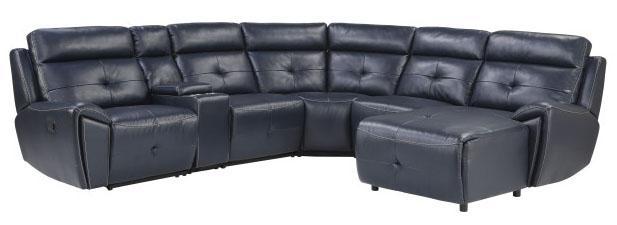 Avenue Left Side Reclining Chair in Navy 9469NVB-LR - Town Of Bargains Furniture - NY