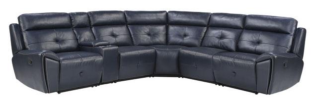 Avenue Left Side Reclining Chair in Navy 9469NVB-LR - Town Of Bargains Furniture - NY