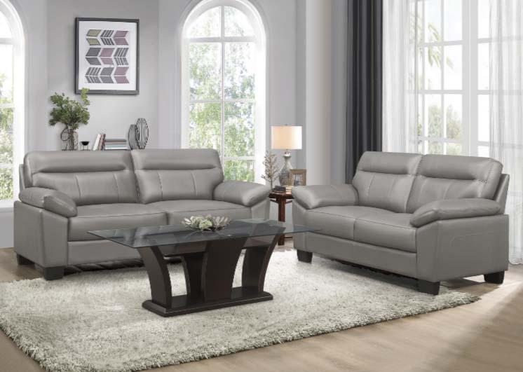 Denizen Sofa in Gray 9537GRY-3 - Town Of Bargains Furniture - NY