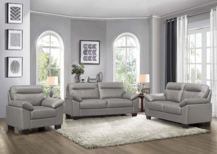 Denizen Sofa in Gray 9537GRY-3 - Town Of Bargains Furniture - NY