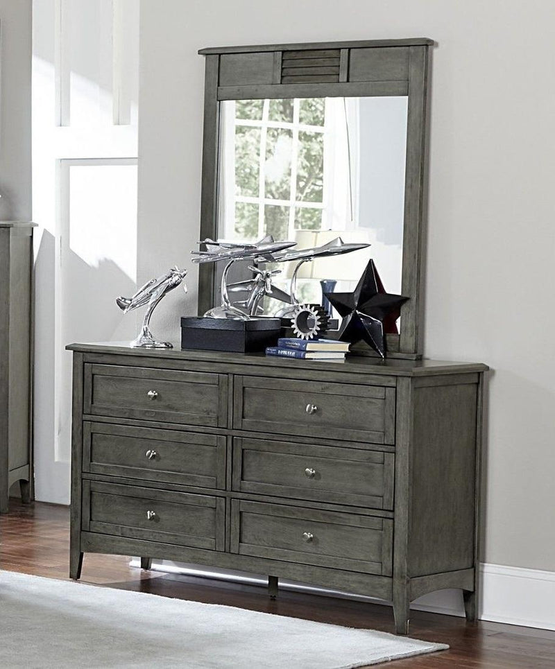 Garcia Mirror in Gray 2046-6 - Town Of Bargains Furniture - NY