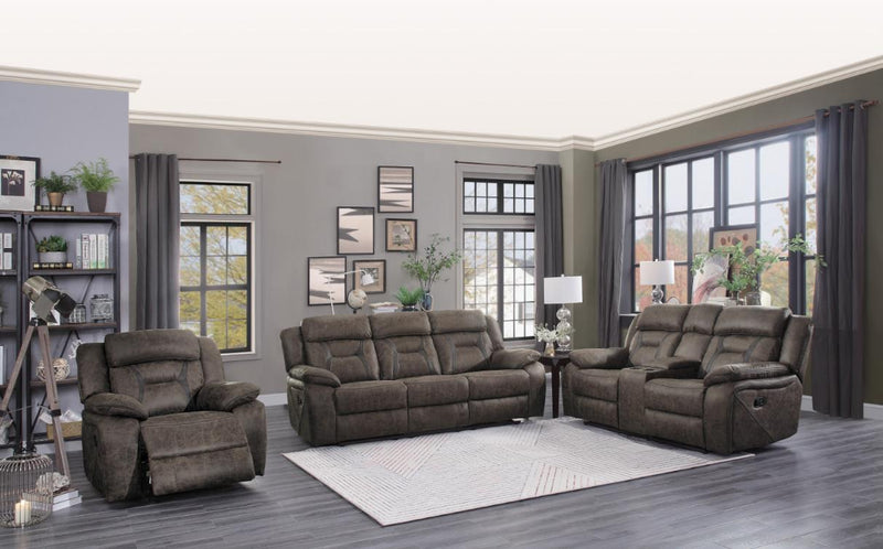 Madrona Glider Reclining Chair in Dark Brown 9989DB-1 - Town Of Bargains Furniture - NY
