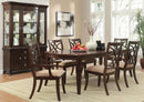Keegan Dining Table in Cherry 2546-96 - Town Of Bargains Furniture - NY