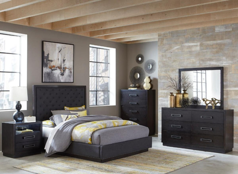 Larchmont Mirror in Charcoal 5424-6 - Town Of Bargains Furniture - NY