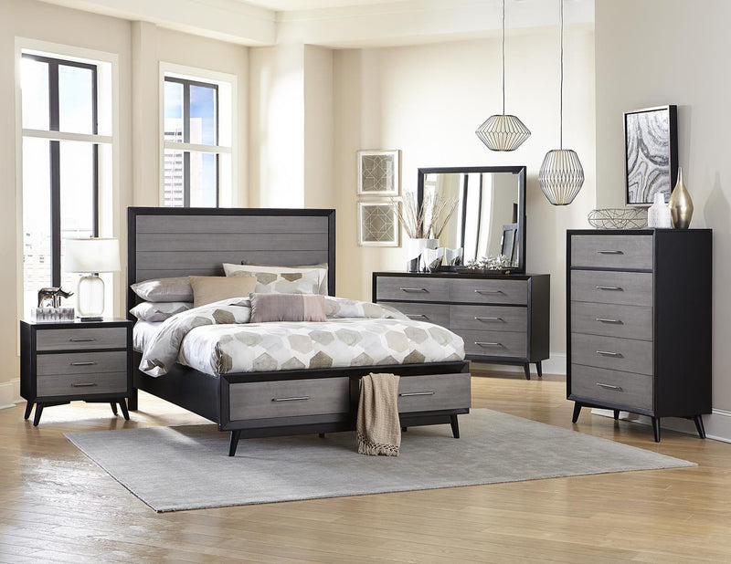 Raku 6 Drawer Dresser in Gray 1711-5 - Town Of Bargains Furniture - NY