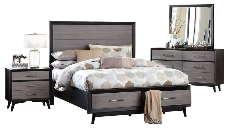 Raku 6 Drawer Dresser in Gray 1711-5 - Town Of Bargains Furniture - NY