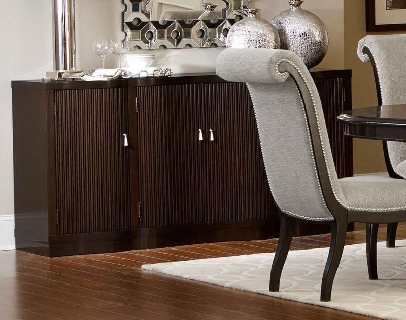 Savion Side Chair in Espresso (Set of 2) - Town Of Bargains Furniture - NY