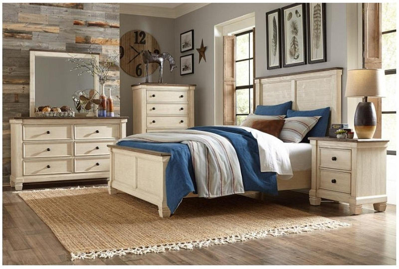 Weaver Nightstand in Two Tone 1626-4 - Town Of Bargains Furniture - NY