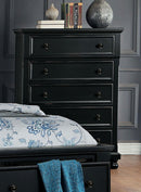 Laurelin 5 Drawer Chest in Black 1714BK-9