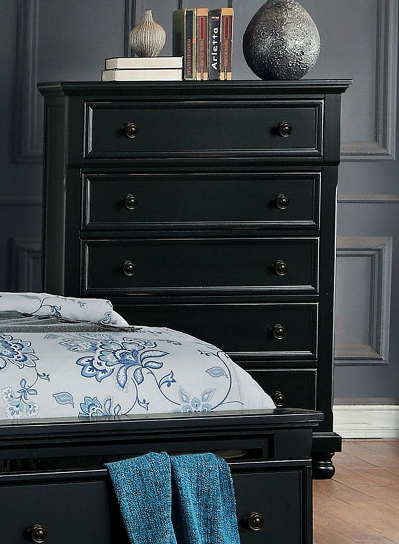 Laurelin 5 Drawer Chest in Black 1714BK-9 image