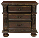 Catalonia 3 Drawer Nightstand in Cherry 1824-4