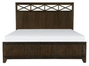 Griggs Queen Panel Bed in Dark Brown 1669-1*