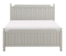 Wellsummer Queen Panel Bed in Gray 1803GY-1*