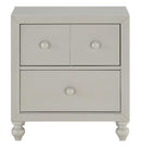 Wellsummer 2 Drawer Nightstand in Gray 1803GY-4