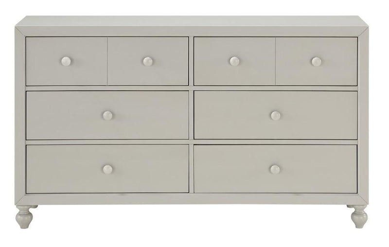 Homelegance Wellsummer 6 Drawer Dresser in Gray 1803GY-5 image