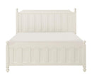 Wellsummer Queen Panel Bed in White 1803W-1*