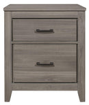 Waldorf 2 Drawer Nightstand in Dark Gray 1902-4