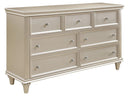 Celandine 7 Drawer Dresser in Silver 1928-5