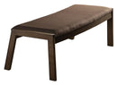 Compson 60"Bench in Natural and Walnut  5431-14 - Town Of Bargains Furniture - NY