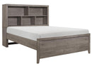 Woodrow Full Platform Bed in Gray 2042NBF-1*