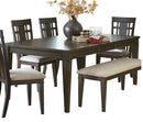 Makah Dining Table in Dark Brown 5496-78