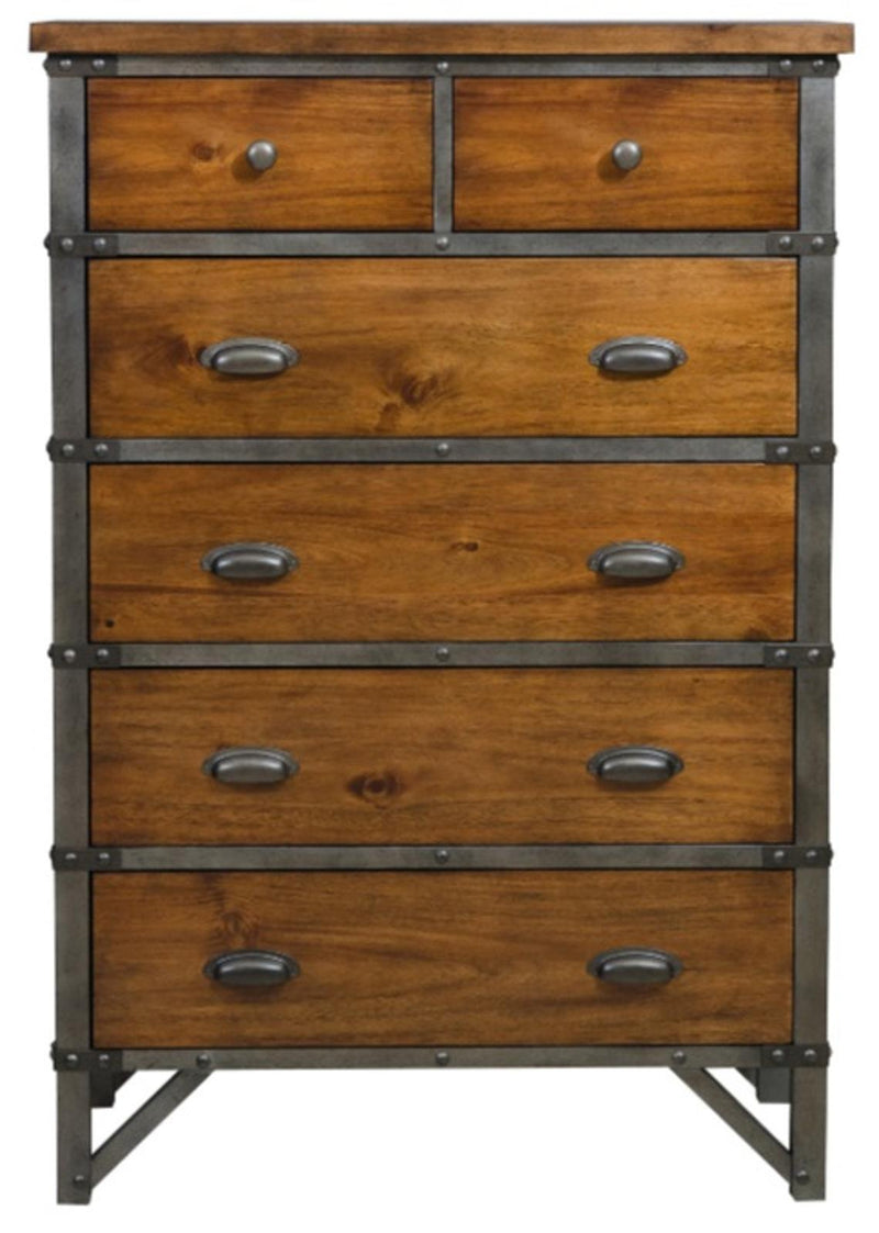 Holverson Chest in Rustic Brown & Gunmetal 1715-9 image