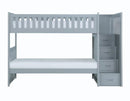 Orion Bunk Bed w/ Reversible Step Storage in Gray B2063SB-1*