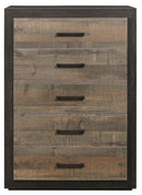 Miter Chest in Rustin Mahogany & Dark Ebony 1762-9