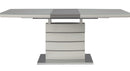Glissand Dining Table in White & Gray 5599-71*